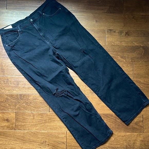 GAP High Rise Organic Cotton '90s Loose Jeans with Washwell - Picture 1 of 7